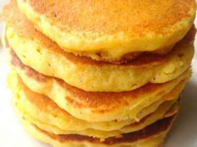 Fluffy Cornmeal Pancakes